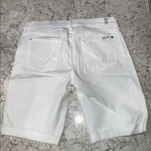 7 for All Mankind White shorts